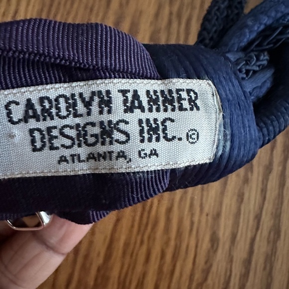 Carolyn Tanner Gold And Blue Statement Waist Belt - Picture 6 of 9